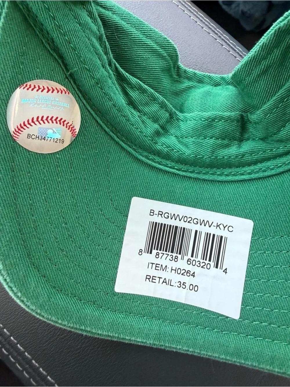 NWT KIDS’ Green Boston Red Sox Visor - OSFA